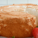 Angel food cake desserts with pudding